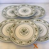 Six Royal Doulton Provençal dinner plates