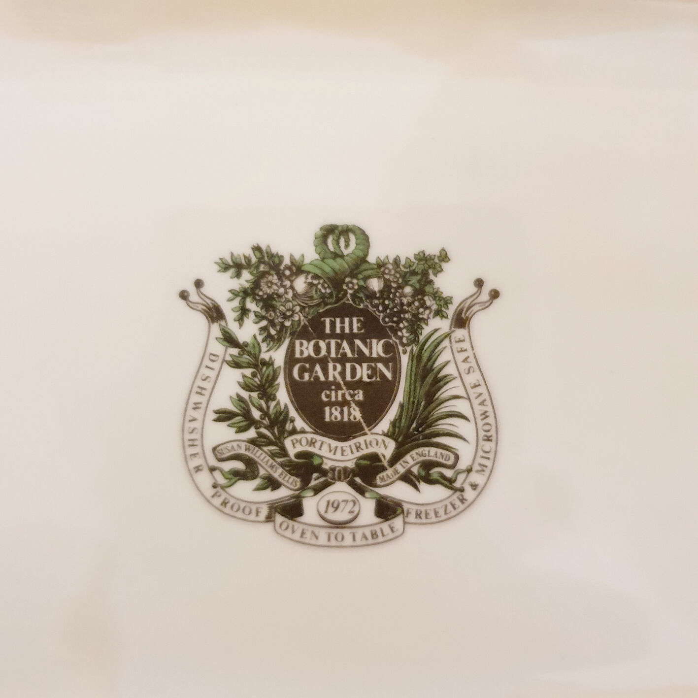 English ceramic butter dish