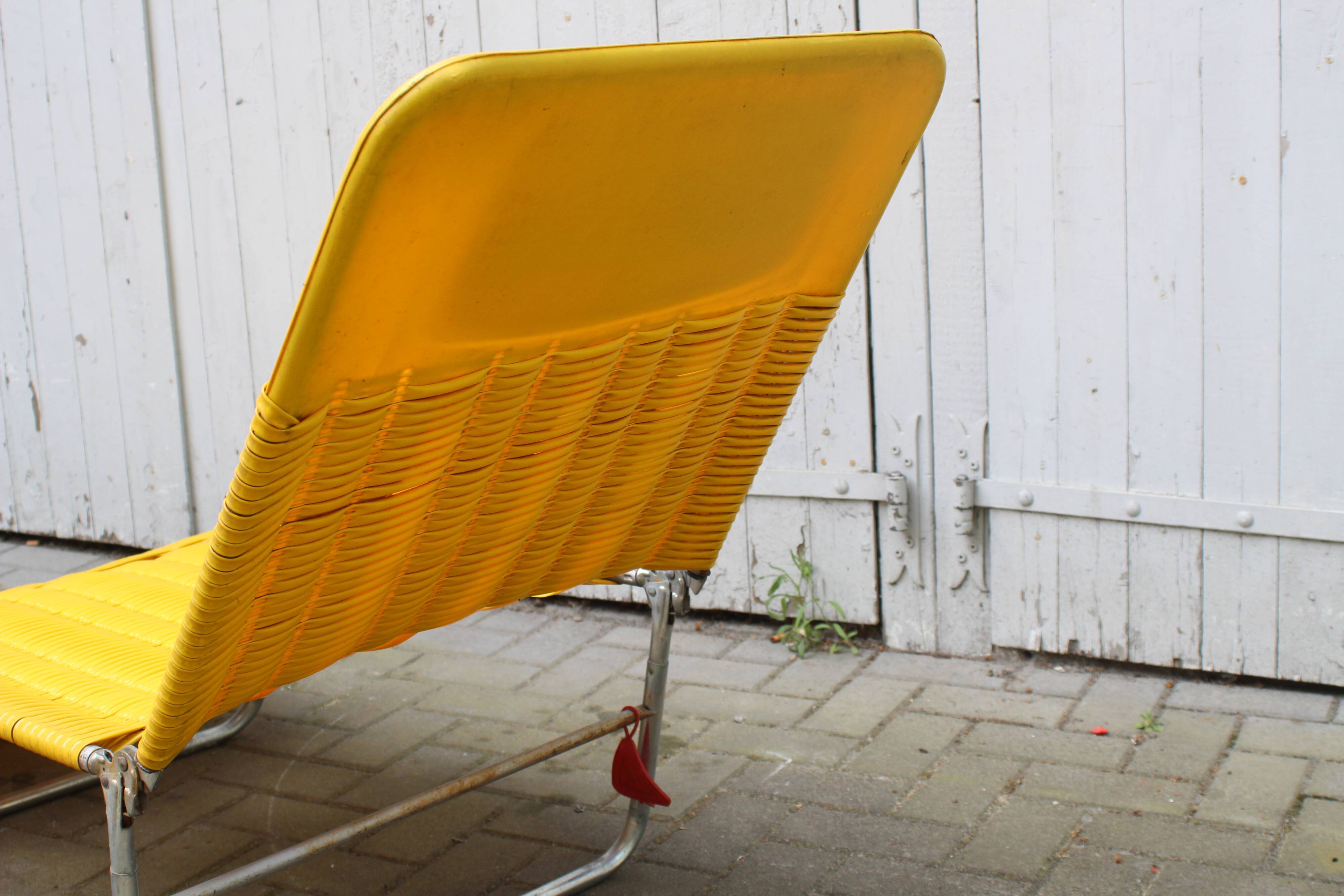 Vintage deckchair kurz design, germany 1960