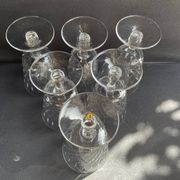 6 Verres à eau – Cristallerie de Lorraine à Lemberg (1925-1997)