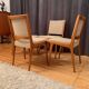 Set of four Cane Back chairs designed by Jens Risom, JO Carlssons, Sweden, 1950s