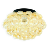 Grand plafonnier en verre bulle de style mid-century moderne par H. Tynell, années 1970.