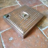 Old copper hot water bottle