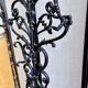 Art Nouveau coat rack in cast iron, circa 1900
