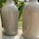 Four stoneware bottles