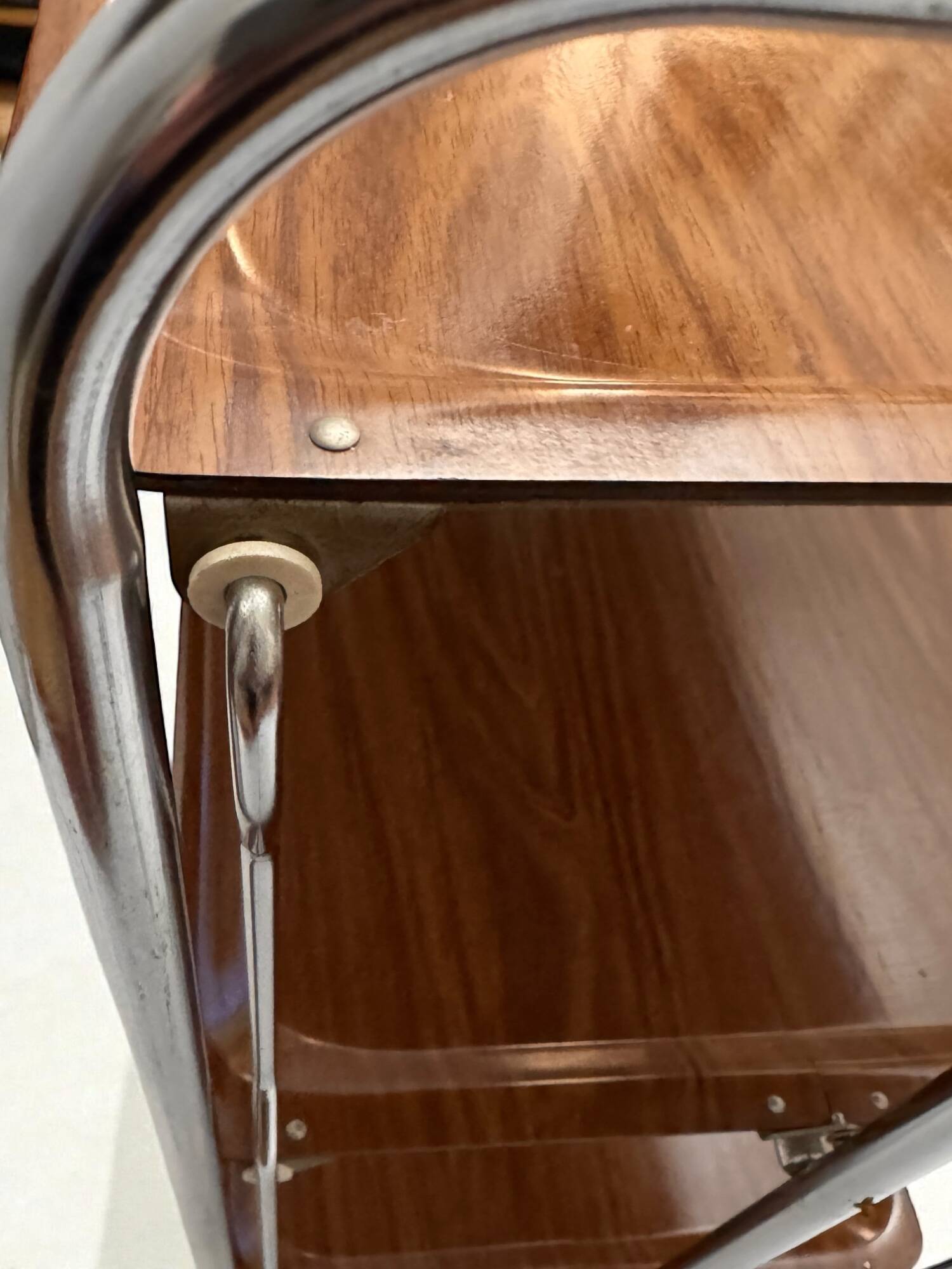 Rare Bremshey Gerlinol Dinett dessert trolley with 3 shelves - 1970