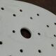 Old iron clay draining plate