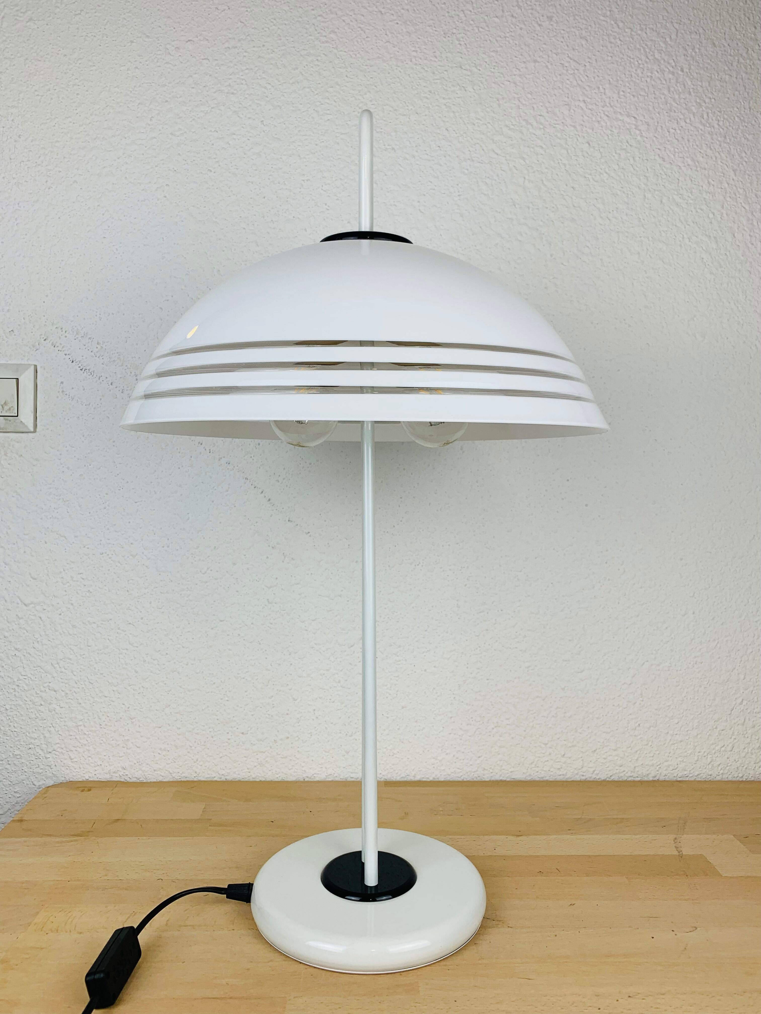 Mushroom lamp Wessel Herford 80s memphis