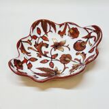 Longwy Cloisonné Enameled Basket Empty Pocket Cup Flowers Fe