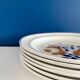 Service of 6 deep plates Moulin des Loups Roubaix