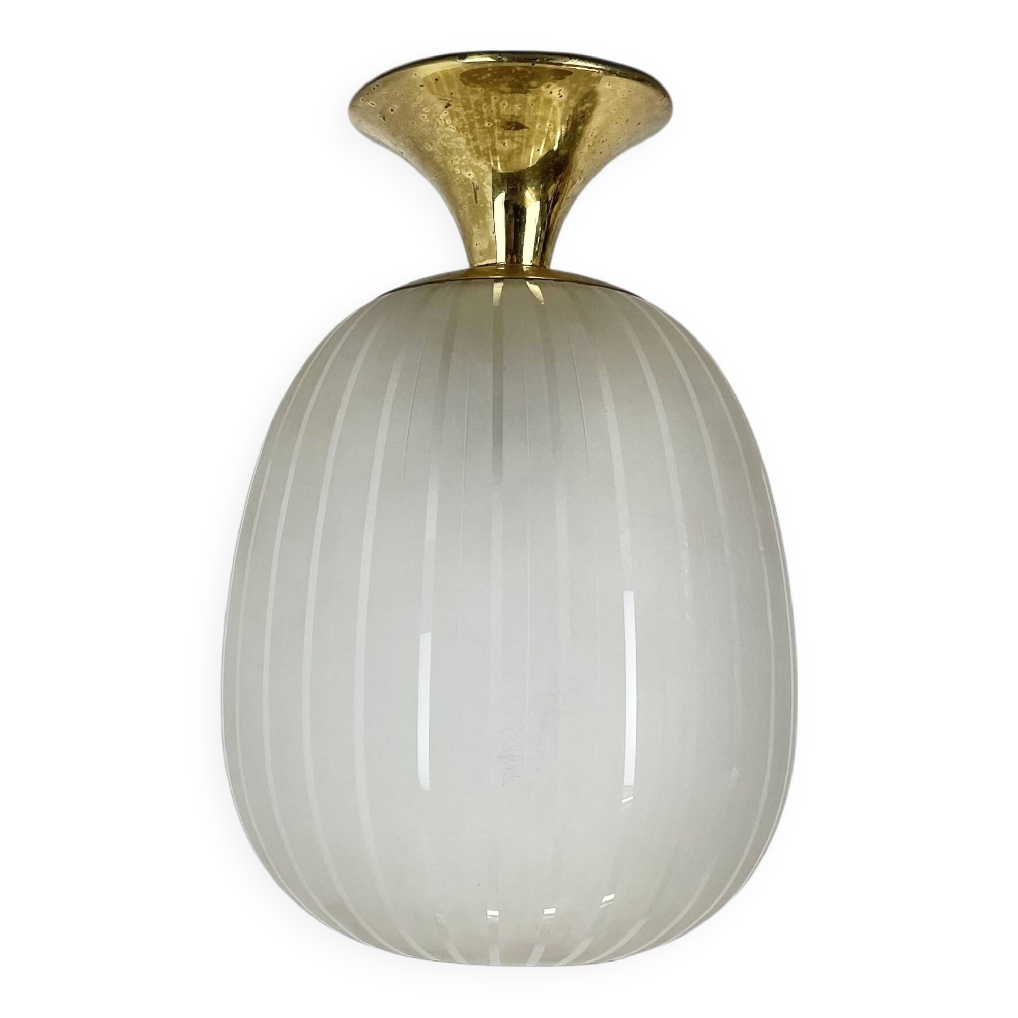 Rare "POMONA" Ceiling Light by Wilhelm Wagenfeld, Peill + Putzler, Germany