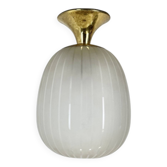 Rare "POMONA" Ceiling Light by Wilhelm Wagenfeld, Peill + Putzler, Germany