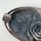 Cendrier / vide poche Lisieux vintage en métal - style art déco années 30