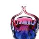 Vase by J. Hospodka for Chribska Glassworks, Former Czechoslovakia, 1960s