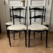 4 chaises volantes Napoléon III