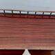 Walnut Serving Cart or Console Table with Two Sliding Shelves, Italy