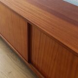 Vintage lowboard with drawers and shelves, 1970