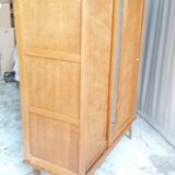 Vintage 2-door and mirror cabinet