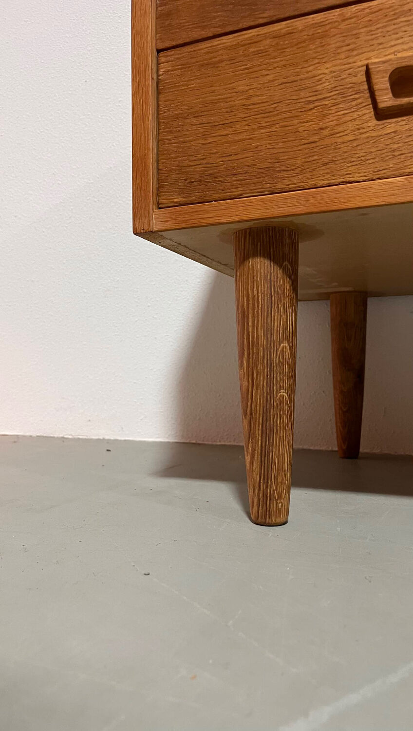 vintage chest of drawers in oak