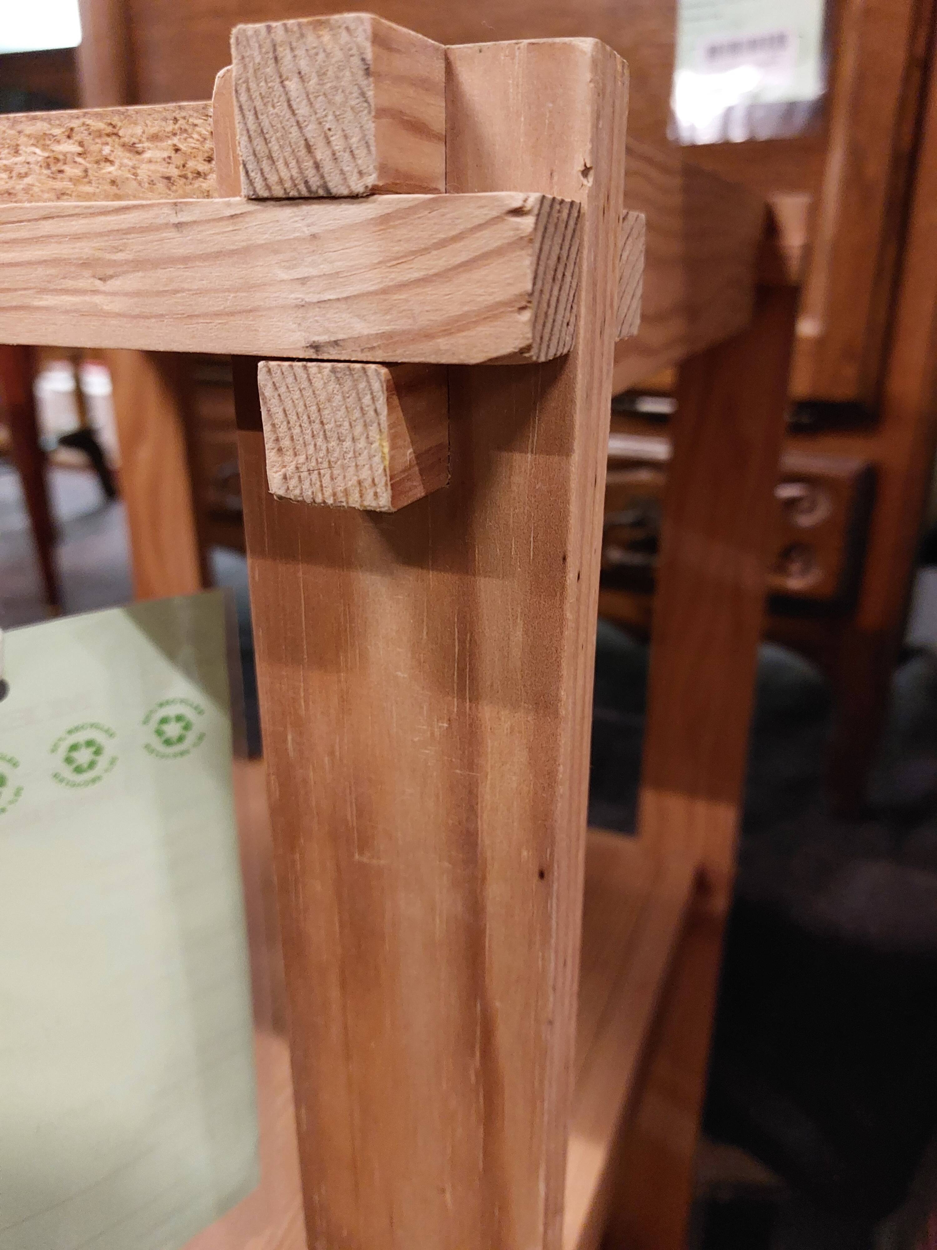 Modular fir staircase bookcase - Maison Regain