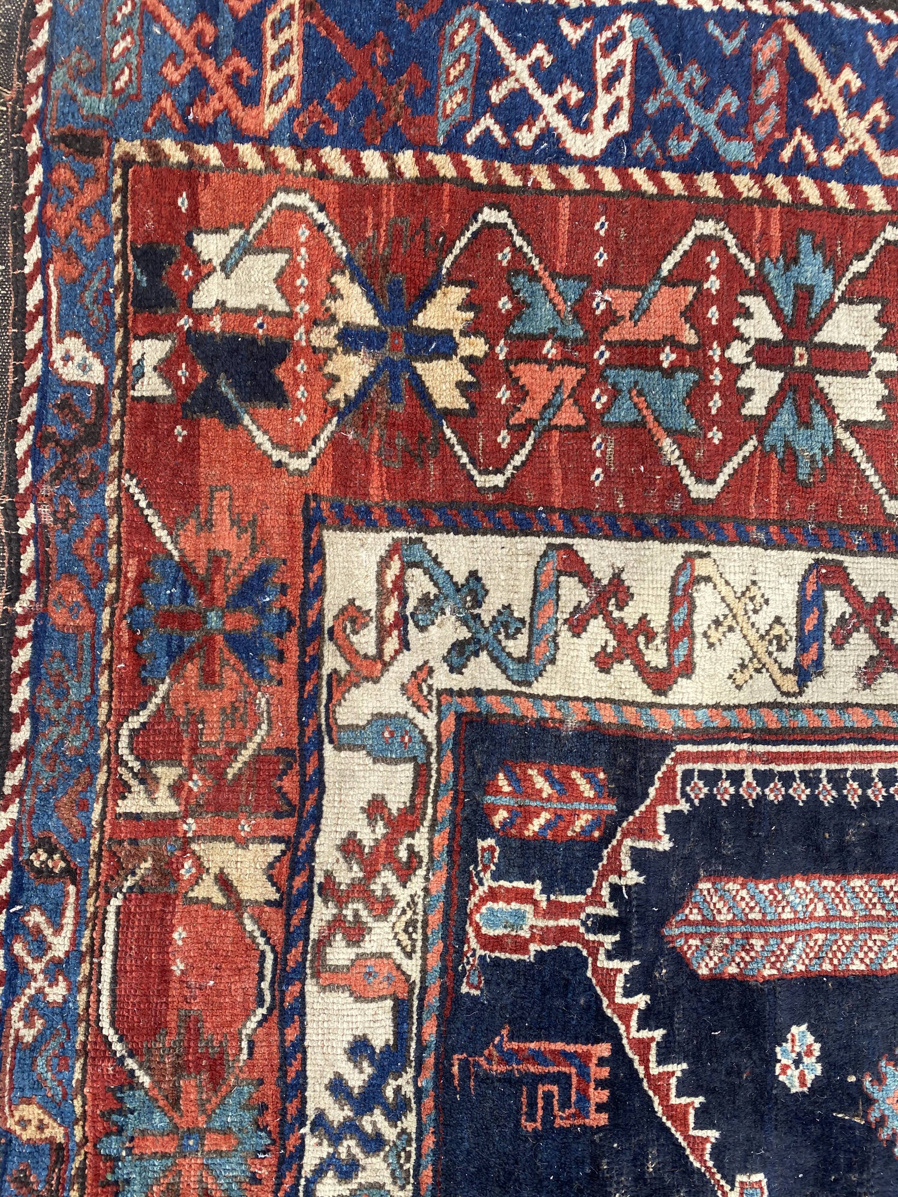 Handmade ancient Persian carpet 158x230cm