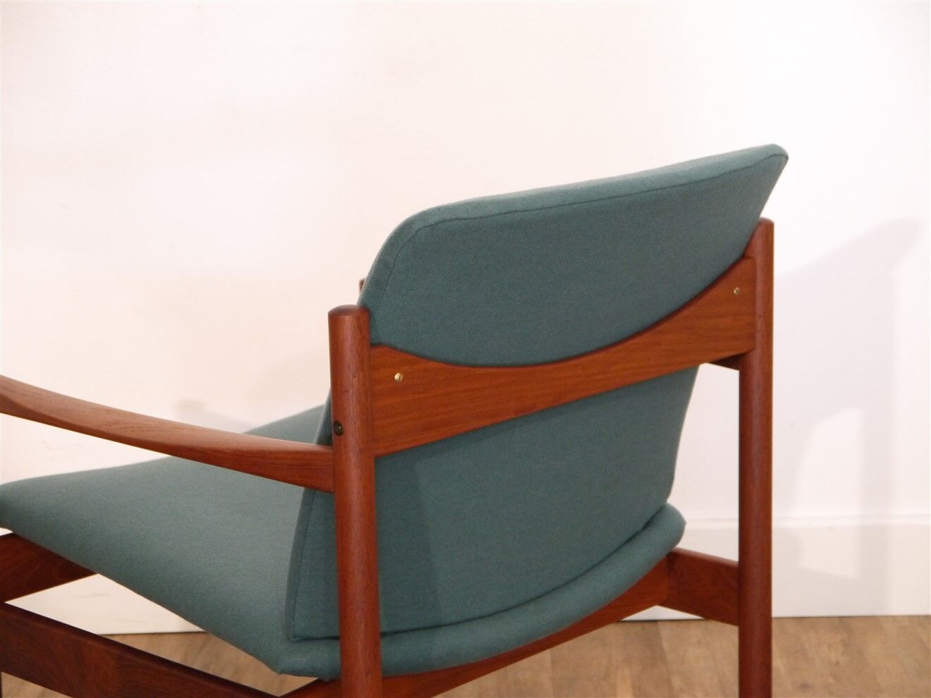 Vintage Scandinavian teak armchair 1960