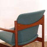 Vintage Scandinavian teak armchair 1960