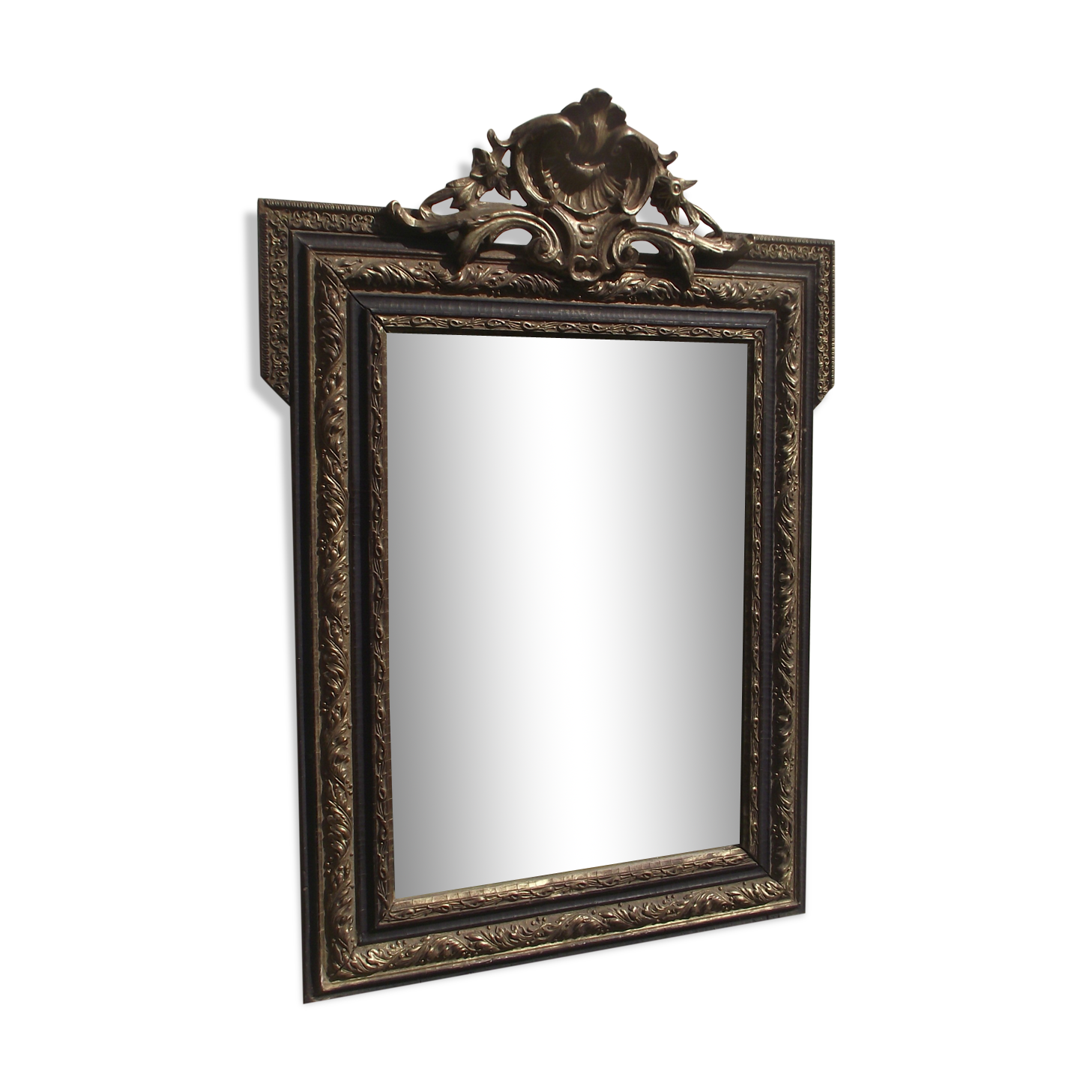 Mirror late 19th Napoleon III 56x76cm