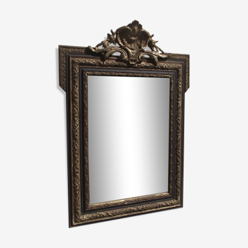 Mirror late 19th Napoleon III 56x76cm