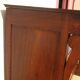 Antique chest of drawers with cross motifs, made entirely of solid walnut.