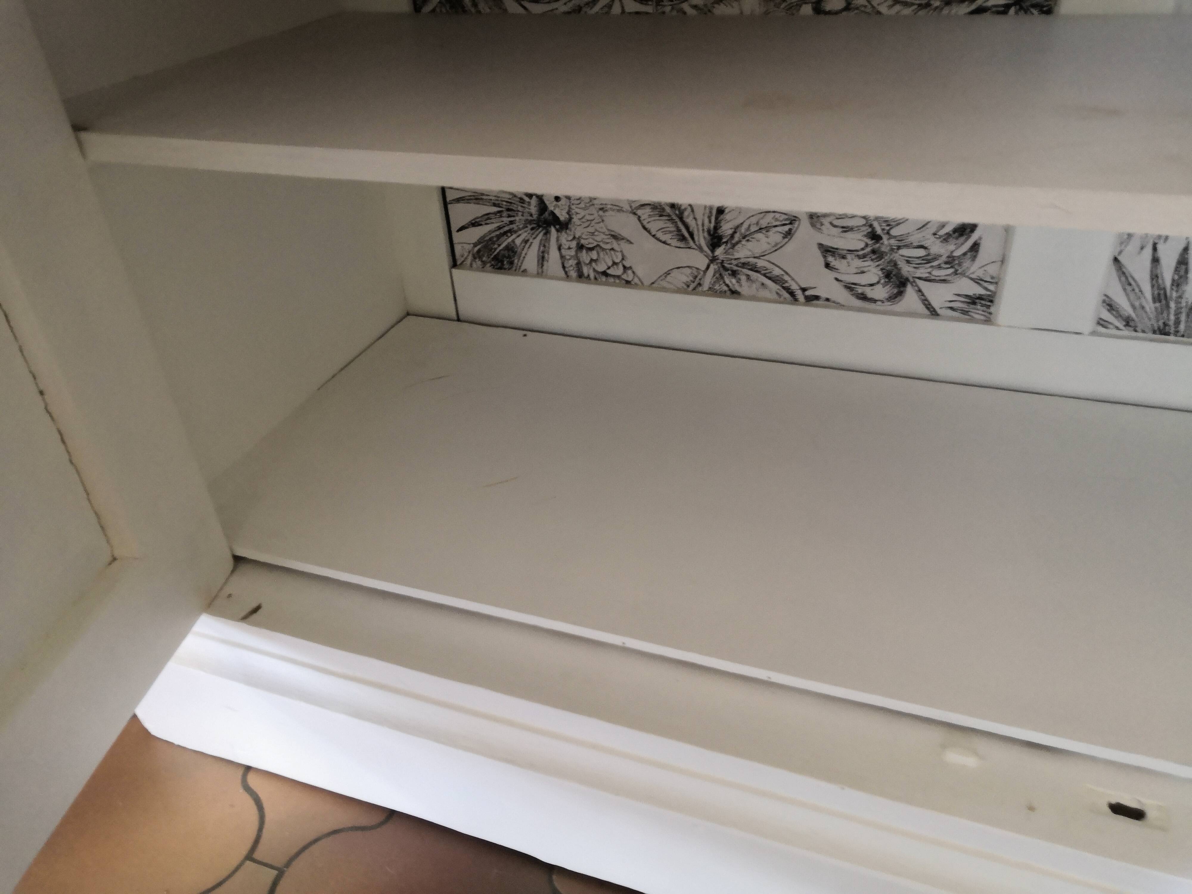 Vintage buffet cupboard restyled cannage