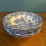 6 BP porcelain soup plates