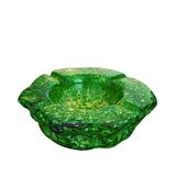 Cendrier vintage en albâtre vert Romano Bianchi