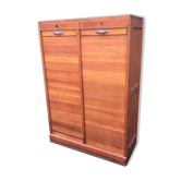 Meuble rideau classeur années 60