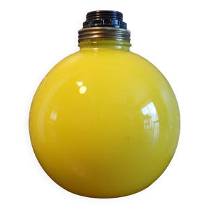 Lampe boule verre 1980