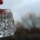 Bavarian crystal decanter + 8 glasses – with original box