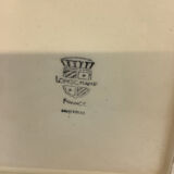Plat ancien creux de forme carré avec anses made in france Longchamp