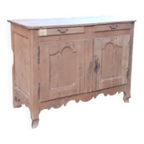 Buffet 2 portes 2 tiroirs ancien châtaignier massif bois brut