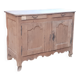 2-door, 2-drawer sideboard, old solid chestnut wood, raw wood