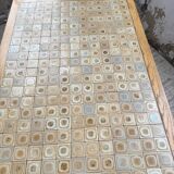 Scandinavian oak and ceramic table