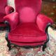 Salon canapé et paire de bergères de style Napoléon III