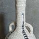 Soliflore bottle vase in fine earthenware boch frères la louvière-keramis early 20th century