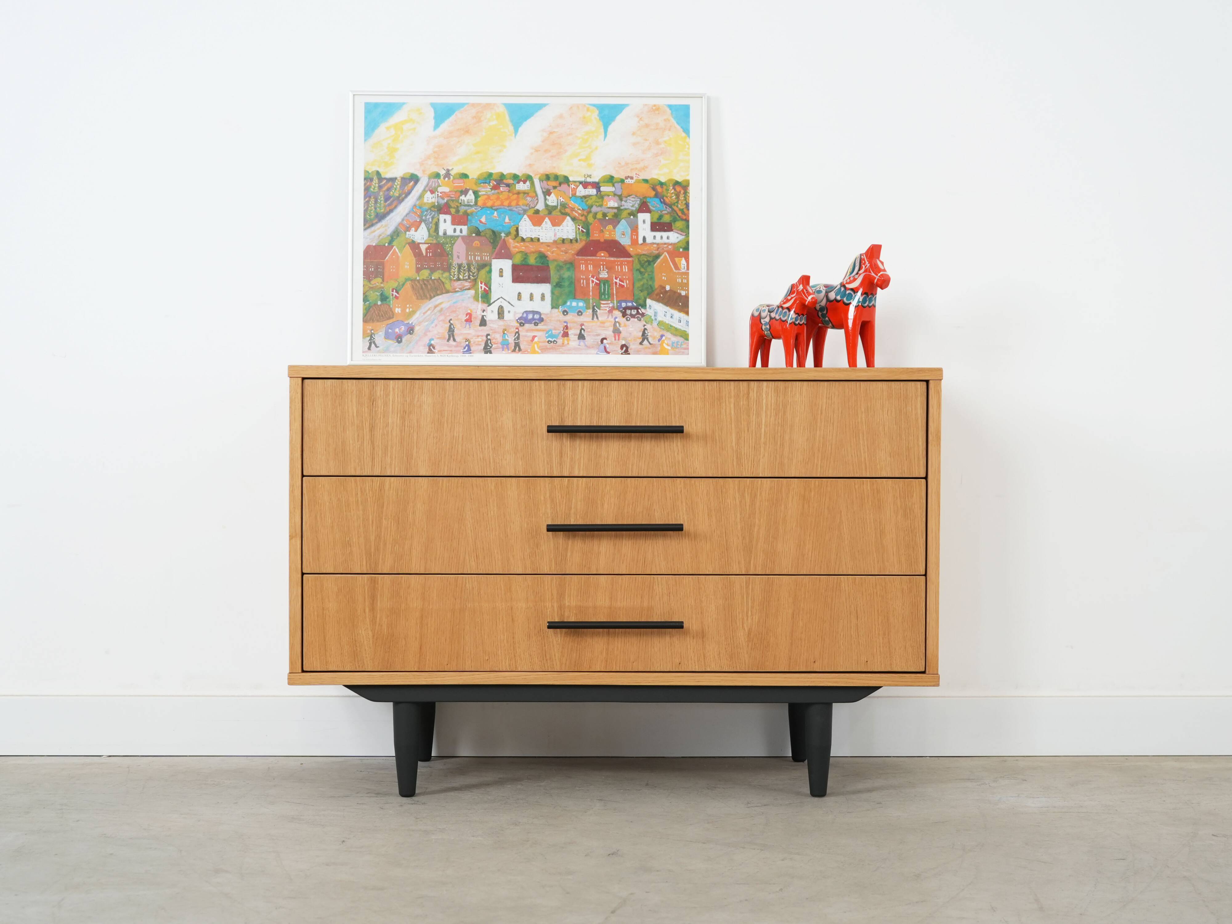 Oak chest of drawers, Scandinavian design