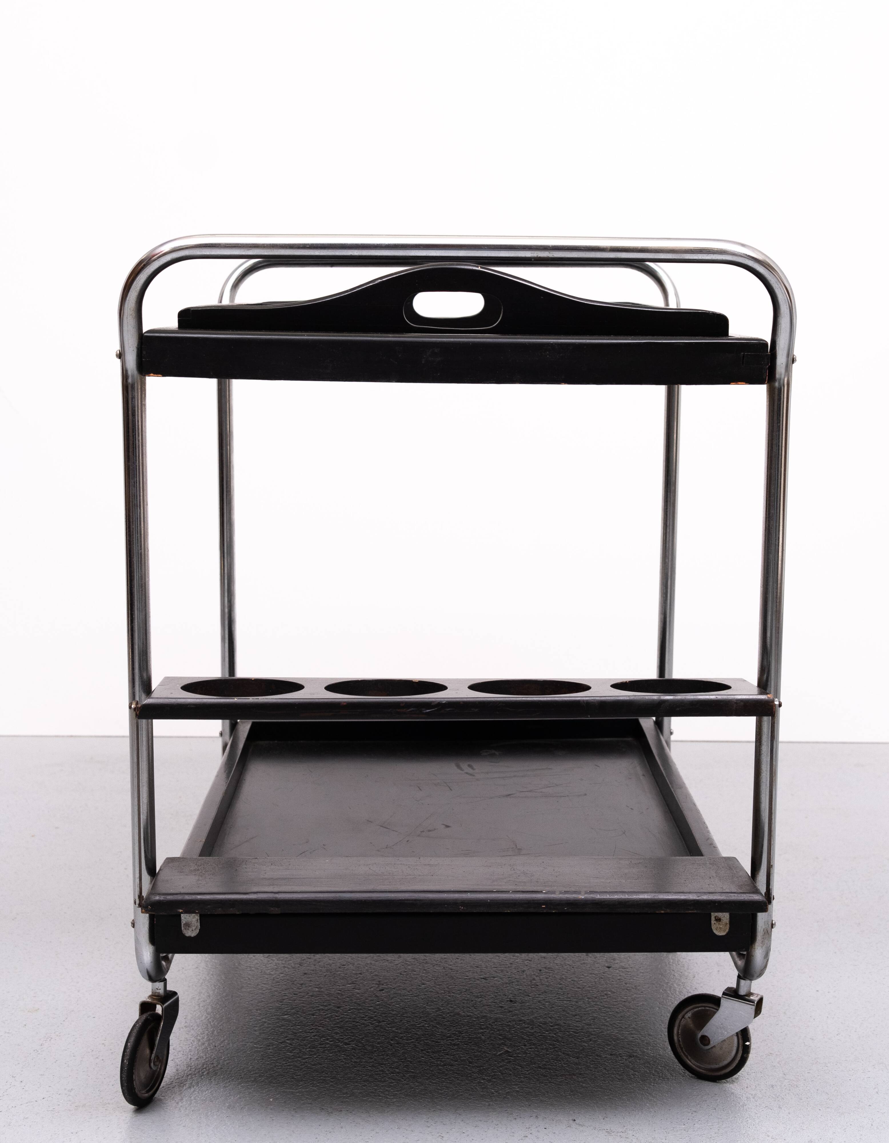 Bauhaus style serving table 1960s Germany