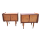 Pair of vintage bedside tables