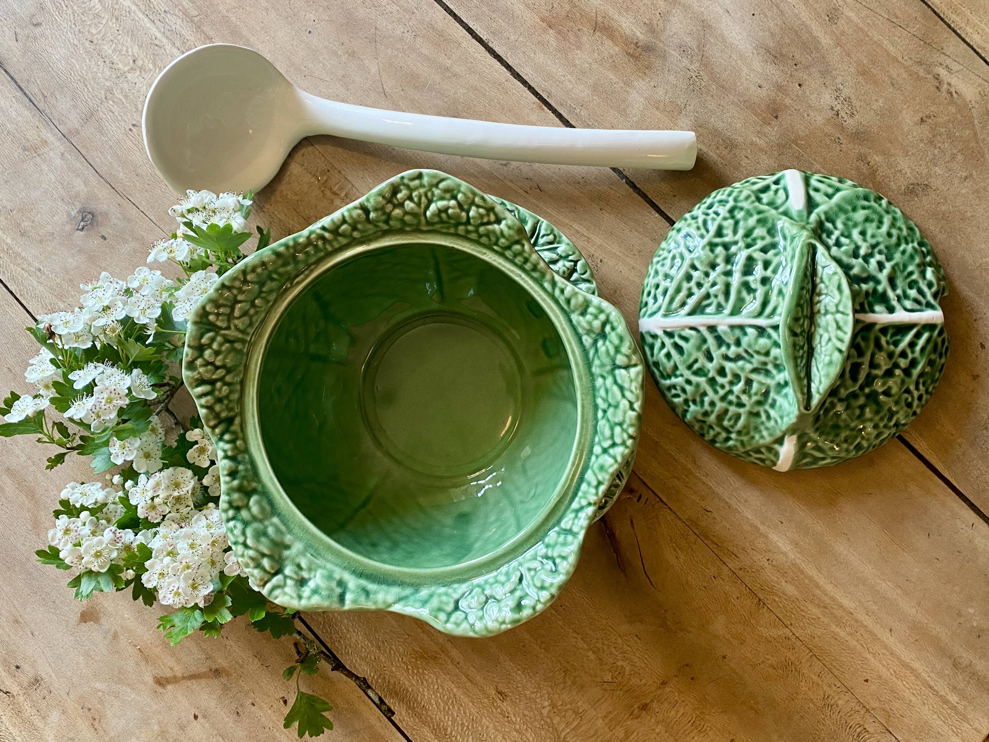 Vintage ceramic cabbage tureen