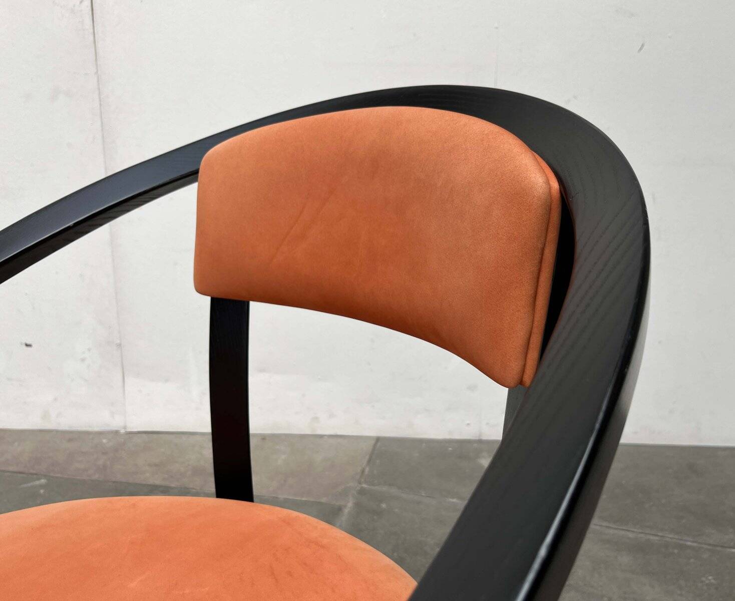 Postmodern German Chair Model Nostro in Leather by Andreas Weber for Rosenthal Einrichtung, 1980s