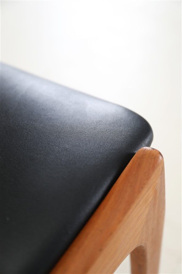 Set of 6 Korup Stolefabrik teak chairs in the style of Kai Kristiansen