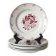 6 assiettes plates