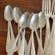 32 silver metal goldsmith table cutlery